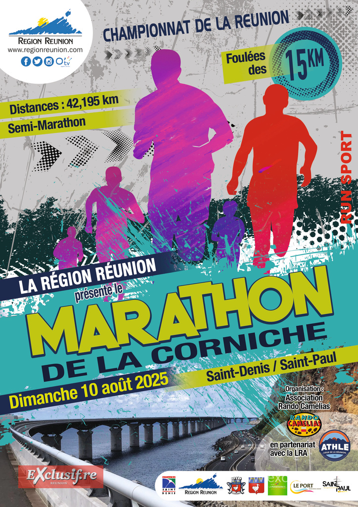 Le Marathon de la Corniche, une grande première à La Réunion