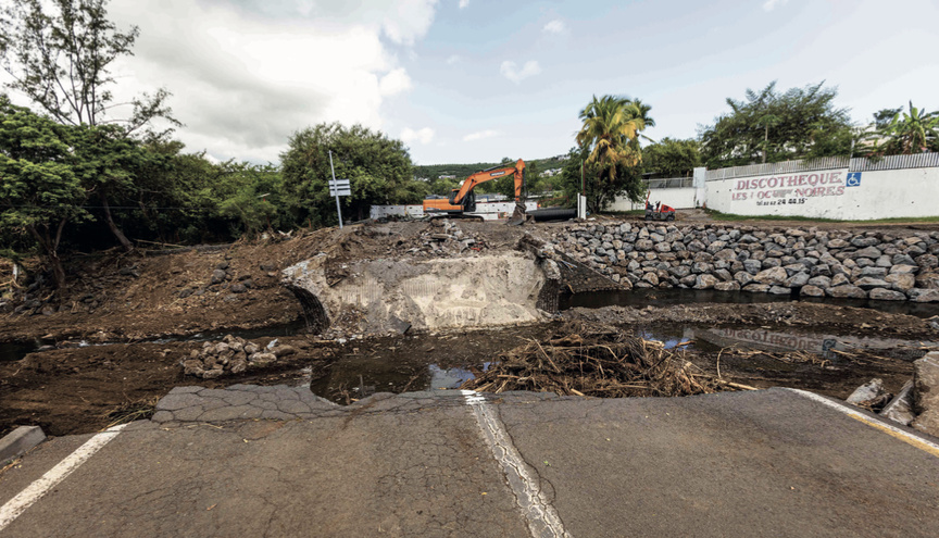 Les dégâts causés par Garance étaient importants... Les dégâts causés par Garance étaient importants...
