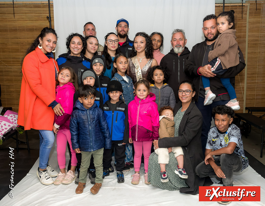 Léa Técher et sa famille