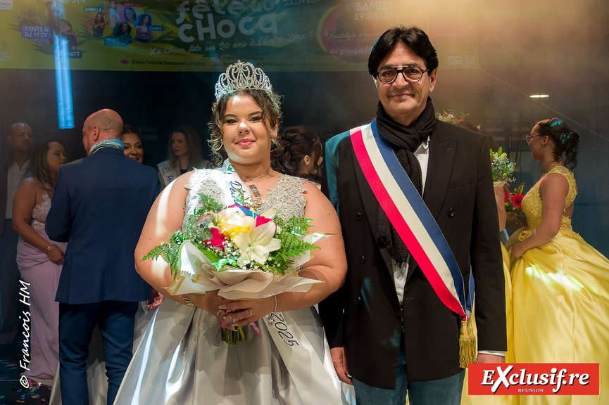 Sandy Payet avc son maire Sandy Payet avc son maire