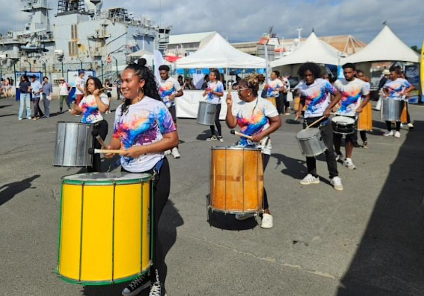 Animation avec les «Tambours des Docks» Animation avec les «Tambours des Docks»