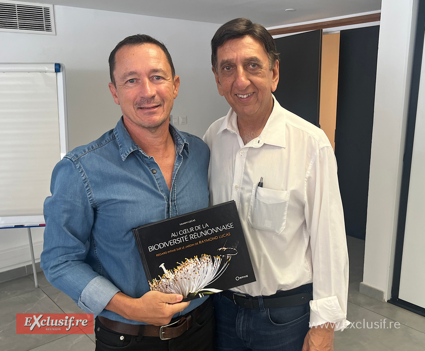 Laurent Lucas et Aziz Patel, d'Exclusif Réunion