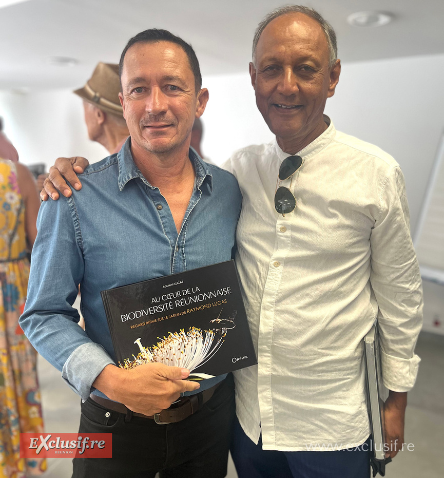 Laurent Lucas et Roger Ramchetty, président du Conseil de la culture, de l'éducation et de l'environnement Laurent Lucas et Roger Ramchetty, président du Conseil de la culture, de l'éducation et de l'environnement
