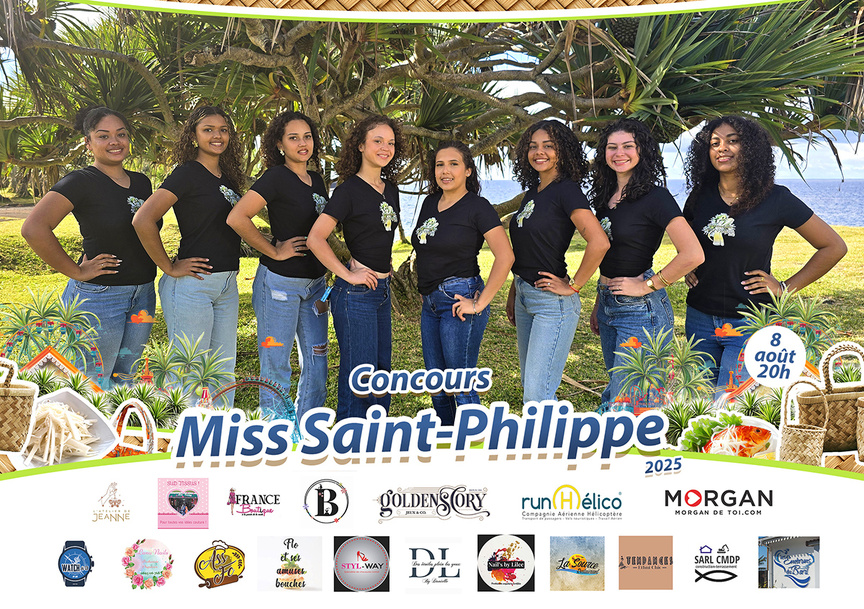 Miss Saint-Philippe 2025: découvrez les 8 candidates Miss Saint-Philippe 2025: découvrez les 8 candidates