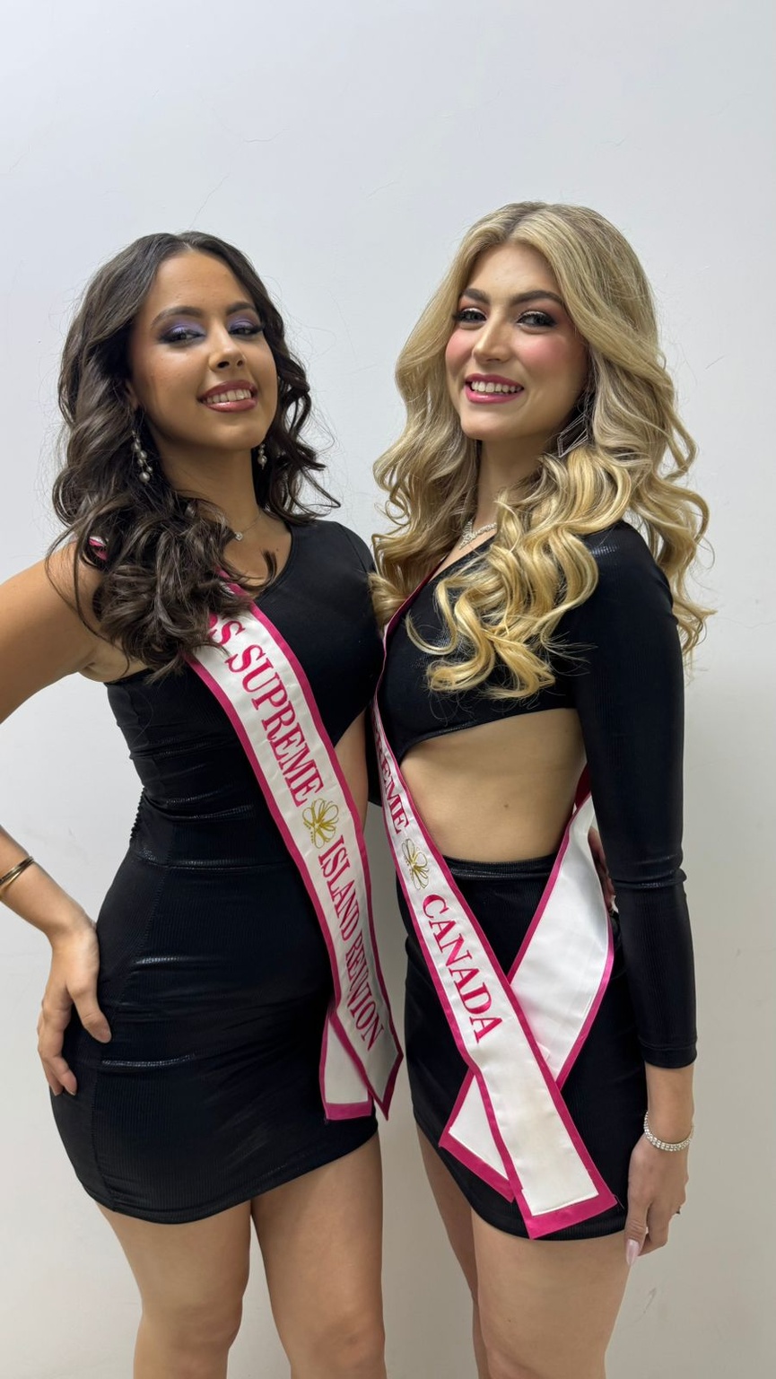 Photo prise avant la finale, Canada et Réunion étaient déjà les meilleures amies du monde Photo prise avant la finale, Canada et Réunion étaient déjà les meilleures amies du monde