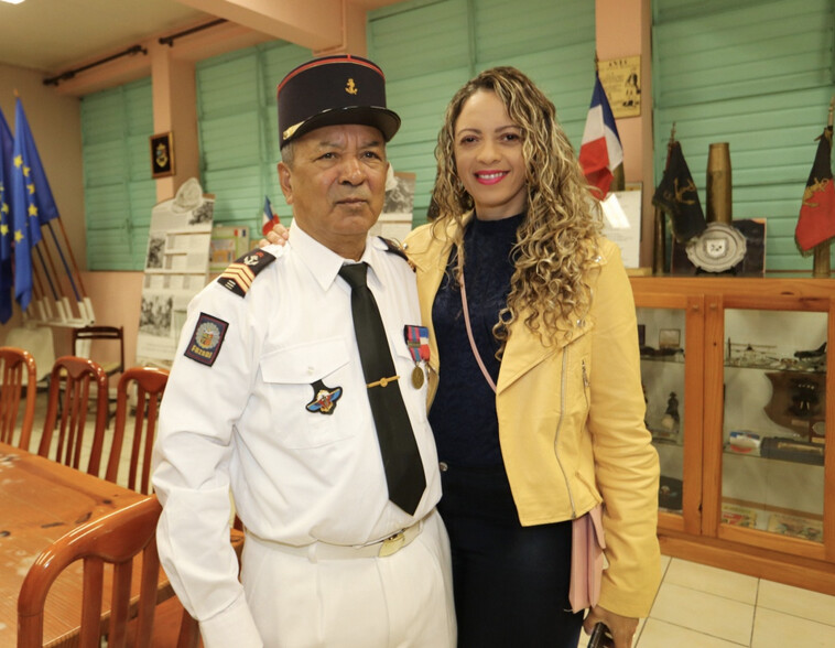 Avec Marina, de la mairie de l'Entre-Deux