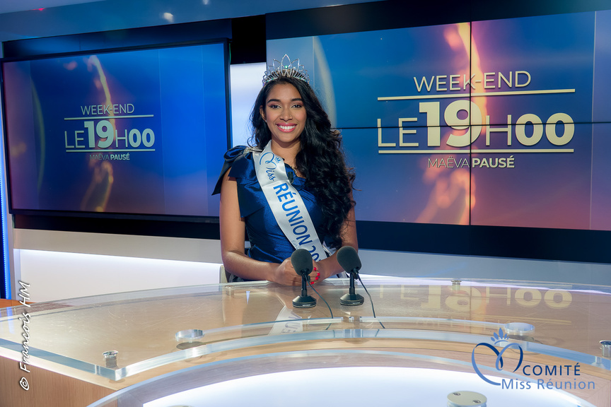 Priya Padavatan, Miss Réunion 2026, au JT d'Antenne Réunion