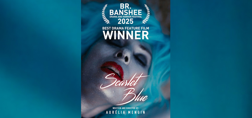 Le film "Scarlet Blue" d'Aurélia Mengin remporte un prestigieux prix au Brésil