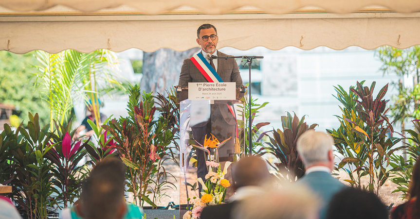 Olivier Hoarau, maire du Port Olivier Hoarau, maire du Port