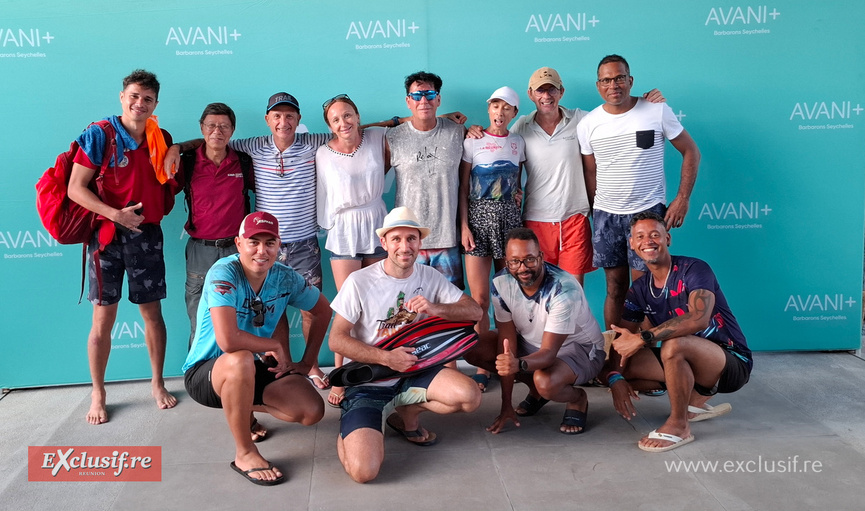 Une dernière photo avant de prendre l'avion pour la Réunion