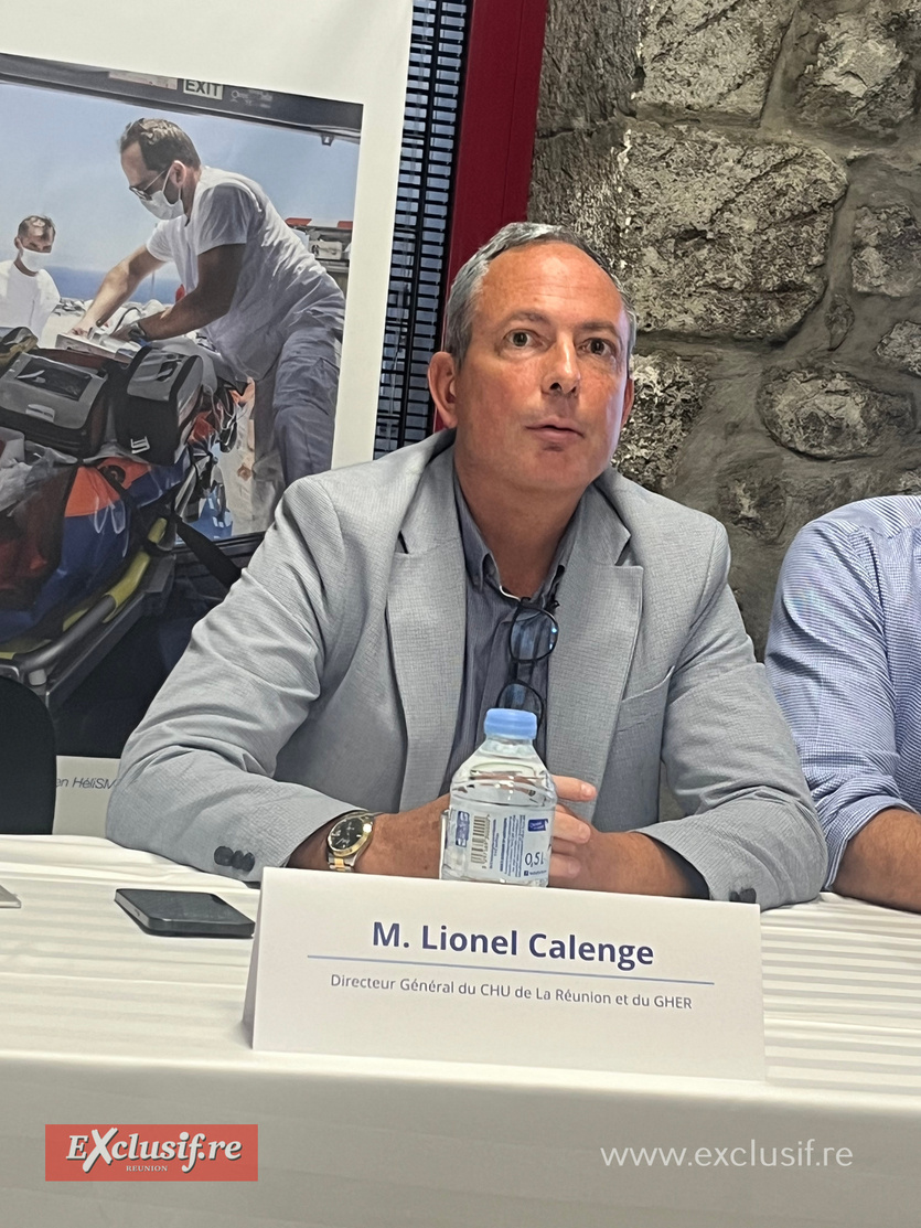 Lionel Calenge, directeur général du CHU de La Réunion