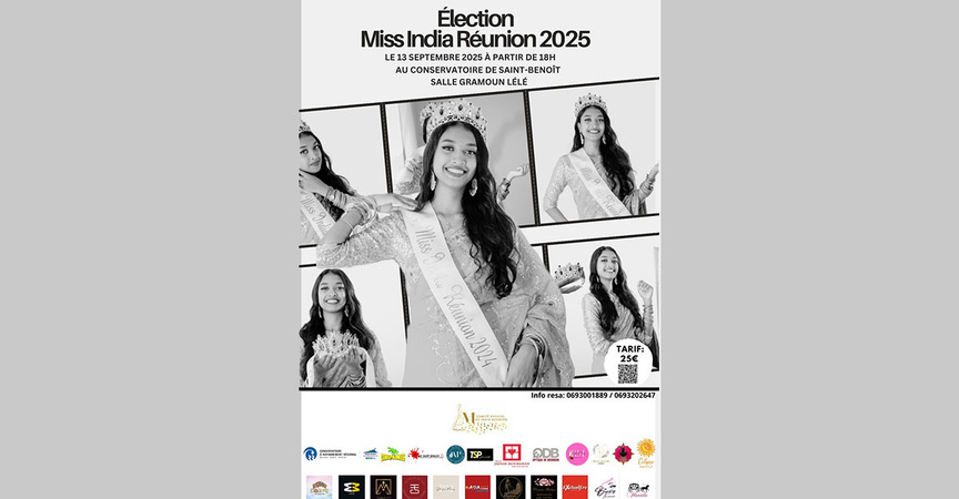 Miss India Réunion 2025 ce samedi: découvrez les 7 candidates Miss India Réunion 2025 ce samedi: découvrez les 7 candidates