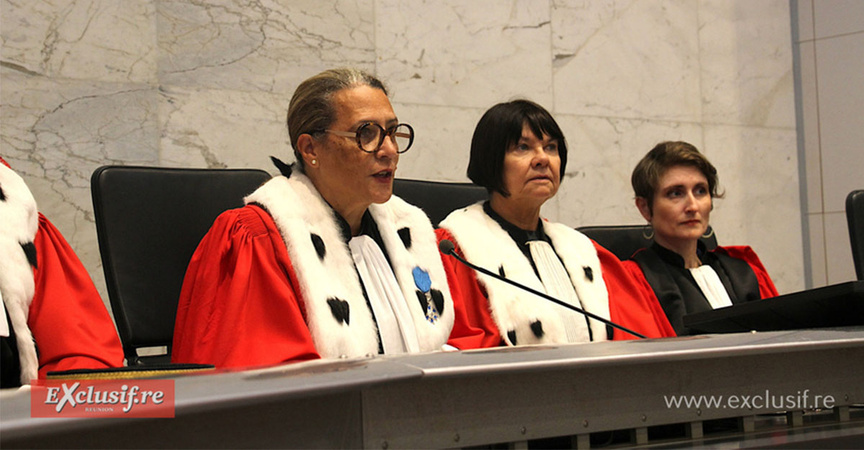 Fabienne Le Roy, première présidente de la Cour d'appel de Saint-Denis, a ouvert l'audience Fabienne Le Roy, première présidente de la Cour d'appel de Saint-Denis, a ouvert l'audience
