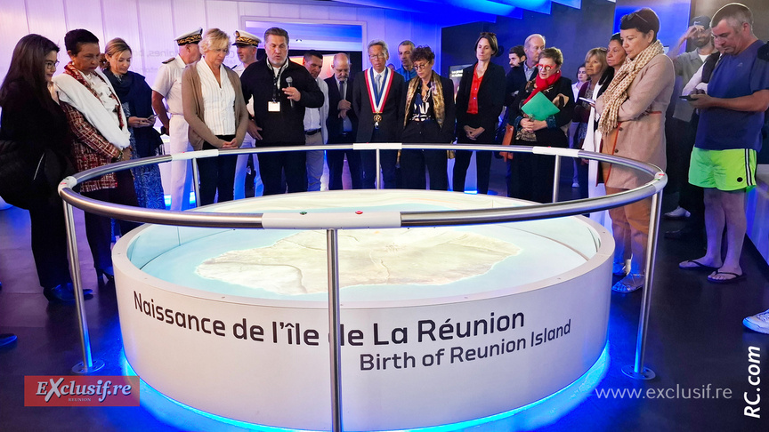 La genèse de la formation de l'île de La Réunion, 1ère étape de la visite