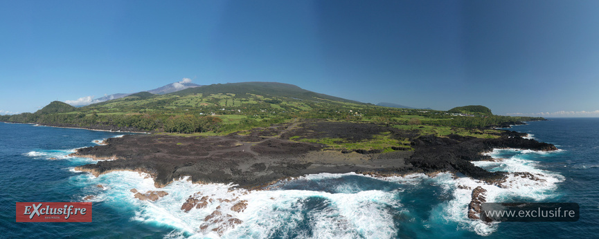 Sainte-Rose: vue sur la coulée de 1977 Sainte-Rose: vue sur la coulée de 1977