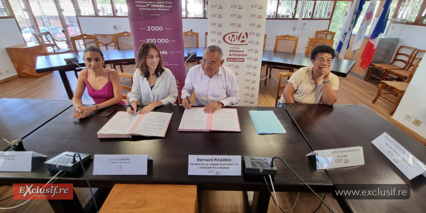 FCE Réunion et la Chambre des Métiers ensemble pour booster l’entrepreneuriat féminin FCE Réunion et la Chambre des Métiers ensemble pour booster l’entrepreneuriat féminin