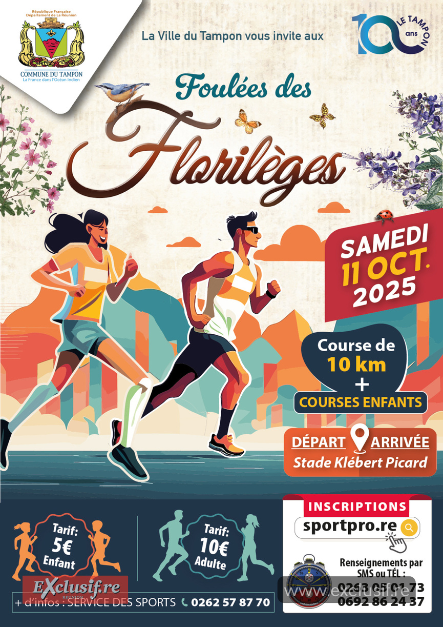 Les Foulées des Florilèges  : rendez-vous le samedi 11 octobre