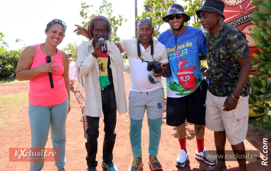 Jean Varcourt et Miguy, en compagnie de Ras Naty Baby