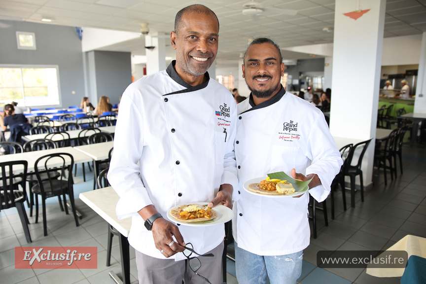 Les deux chefs parrains 2025: Gérard Anacoya et Jofrane Dailly