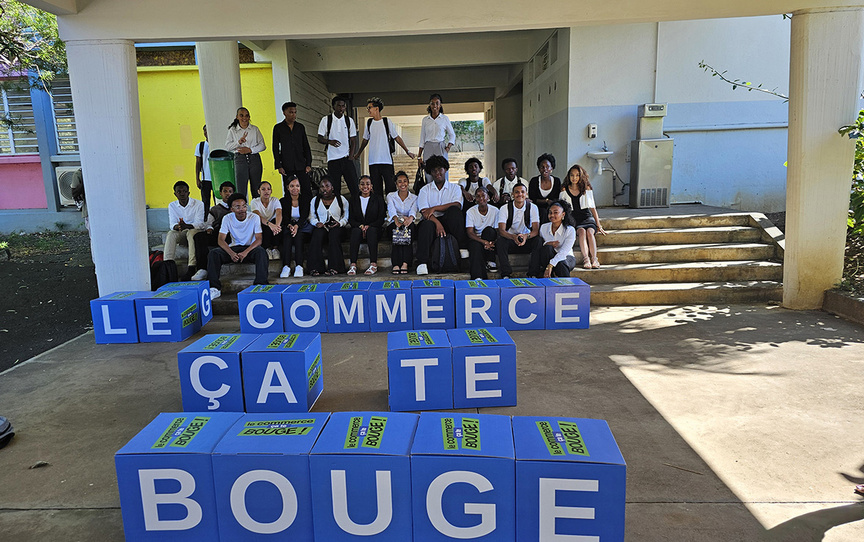 Au Lycée professionnel François de Mahy Saint-Pierre