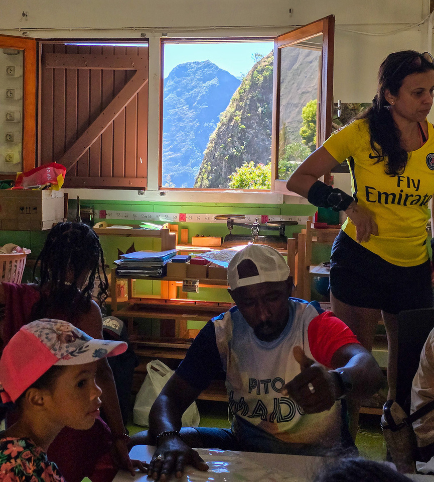 Mafate en fèt" avec le PSG Official Supporters Club La Réunion