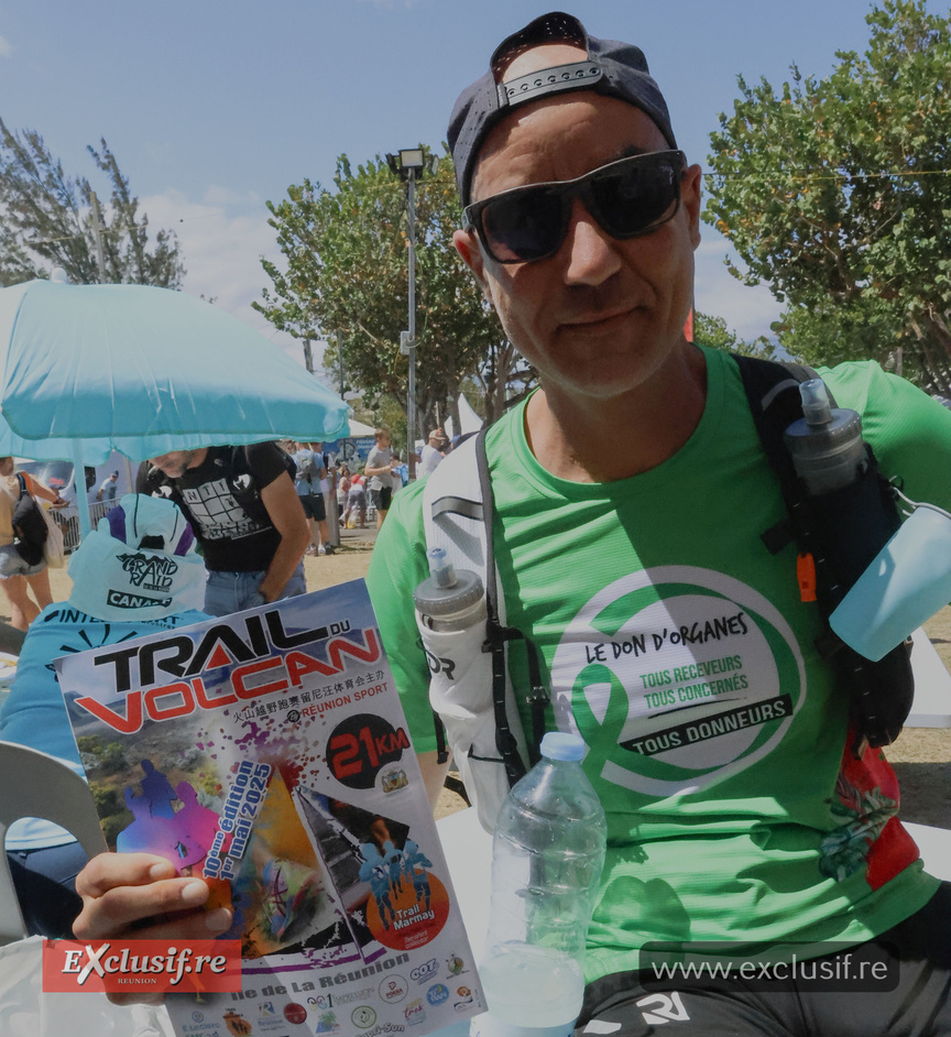 Ludovic Robert, athlète greffé d'un rein et après 5 années de dyalise, était au départ de la grande aventure. Un bel exemple de résilience