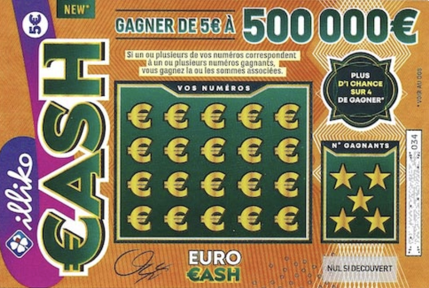 500 000€ gagnés au grattage CASH à Sainte-Suzanne (La Réunion) 500 000€ gagnés au grattage CASH à Sainte-Suzanne (La Réunion)