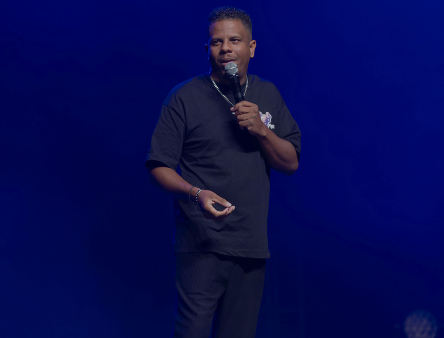 David Voinson, humoriste, en spectacle à Champ Fleuri: photos