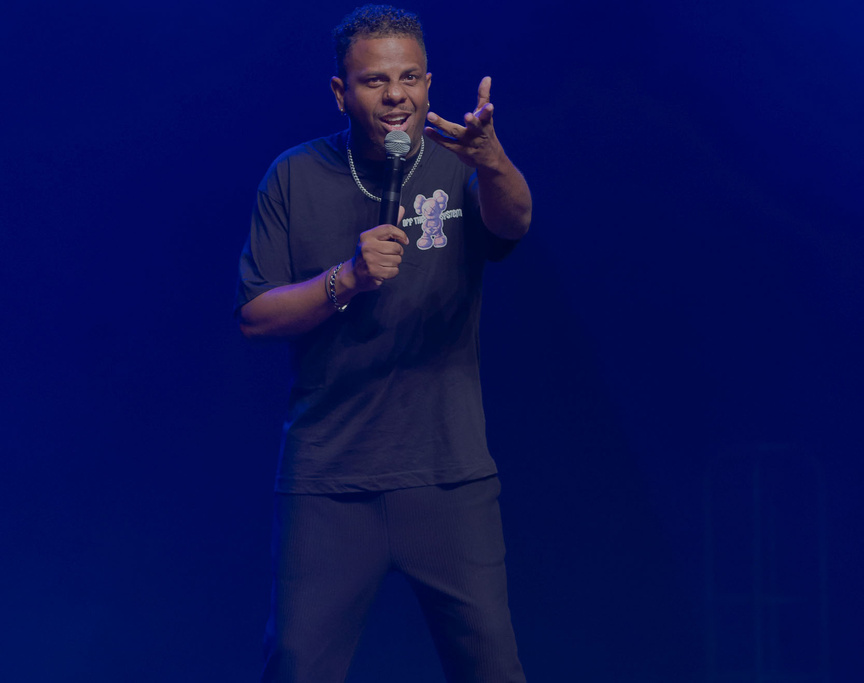 David Voinson, humoriste, en spectacle à Champ Fleuri: photos