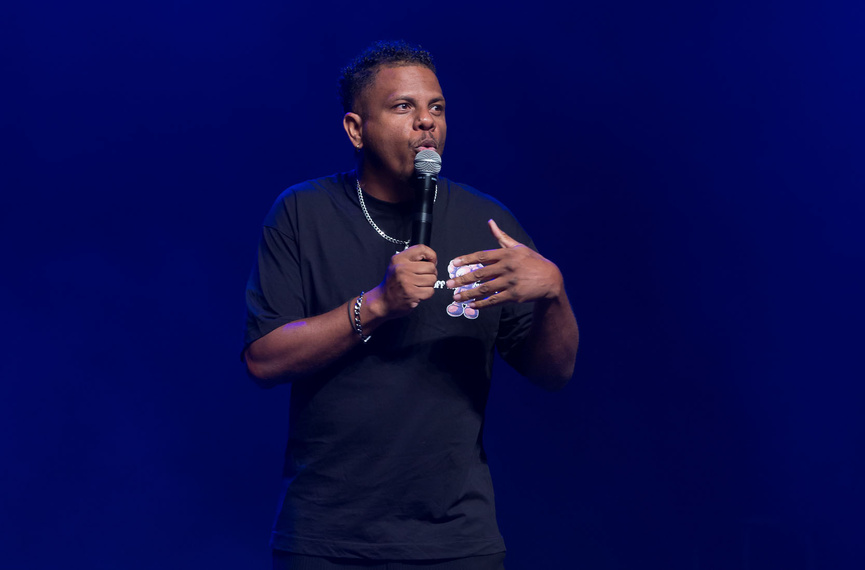 David Voinson, humoriste, en spectacle à Champ Fleuri: photos