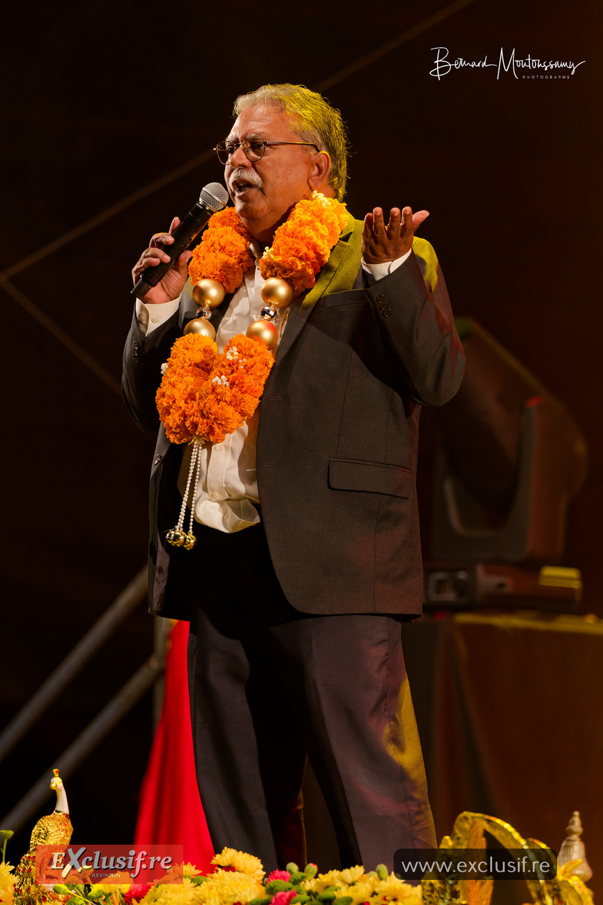 Selvam Chanemougame, président de Tamij Sangam, qui a initié le Dipavali dans l'île Selvam Chanemougame, président de Tamij Sangam, qui a initié le Dipavali dans l'île