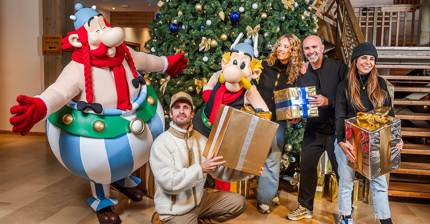 Plusieurs stars sont venues rencontrer Astérix, Obélix et les autres...