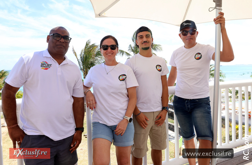 Vanessa et ses collaborateurs de Sport Events de l'île Maurice Vanessa et ses collaborateurs de Sport Events de l'île Maurice