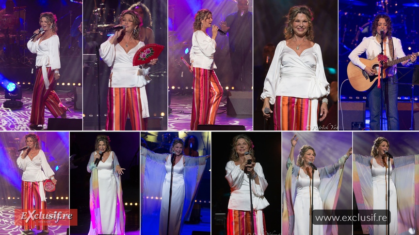 Jeane Manson en concert au Téat Plein Air de Saint-Gilles: photos