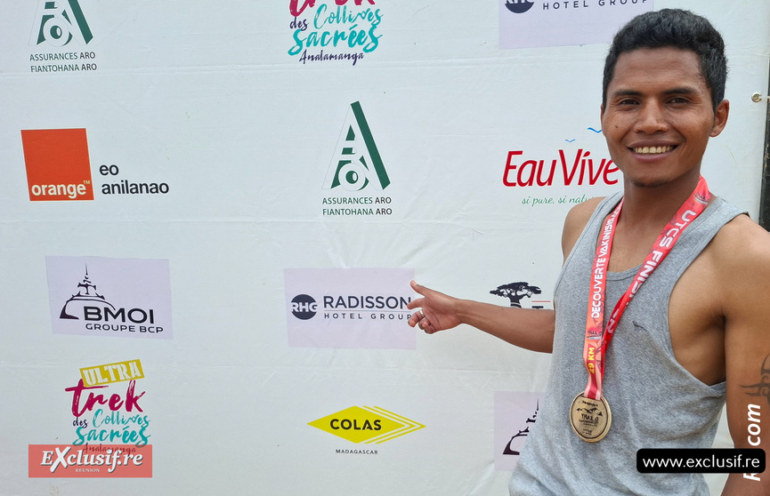 Tanjona courait sous les couleurs de l'hôtel Radisson