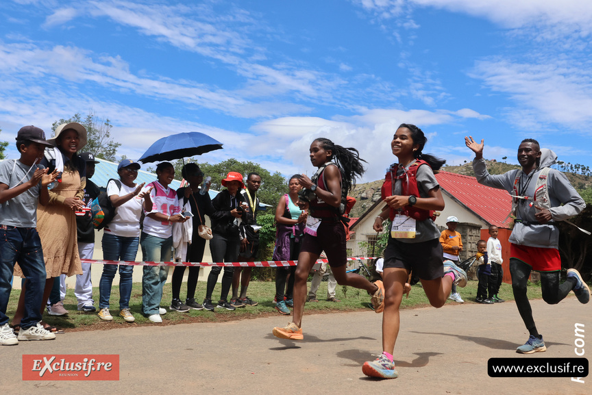 Marie en première position dans la 2ème course Marie en première position dans la 2ème course