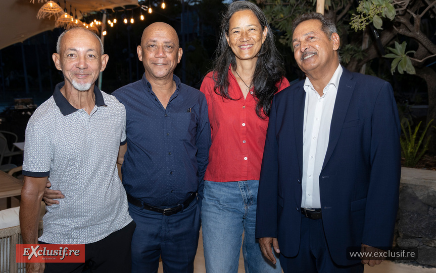 Arnaud Huguet, Jacques Lowinski, Brigitte Adame, et Mickaël Martin