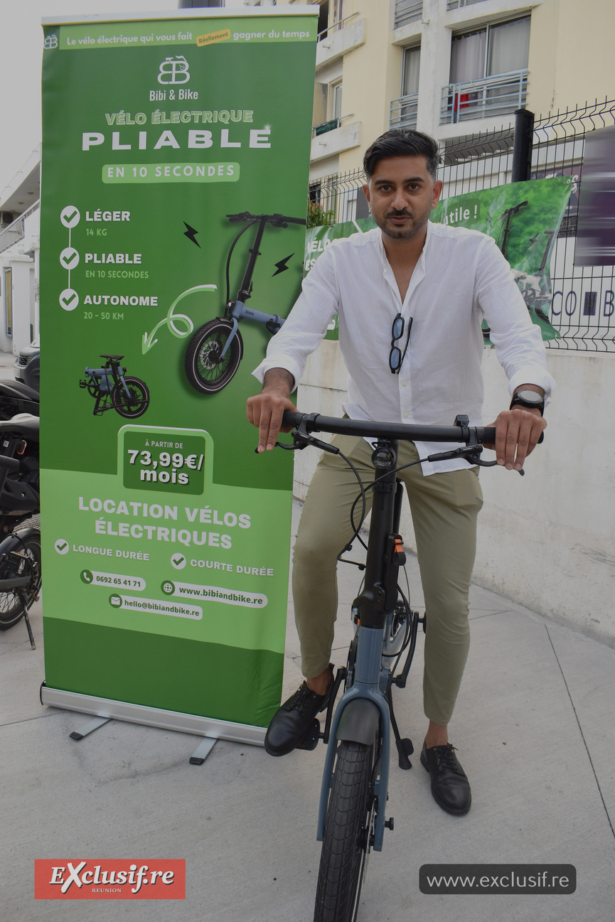Bibi & Bike: à louer vélo électrique léger, pliable, autonome 