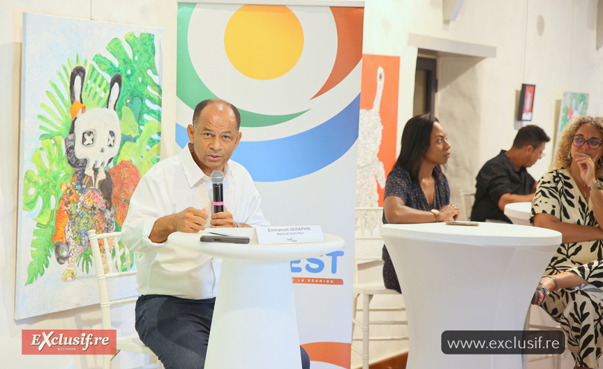 Voeux à la presse d'Emmanuel Séraphin, maire de Saint-Paul et président du TO Voeux à la presse d'Emmanuel Séraphin, maire de Saint-Paul et président du TO