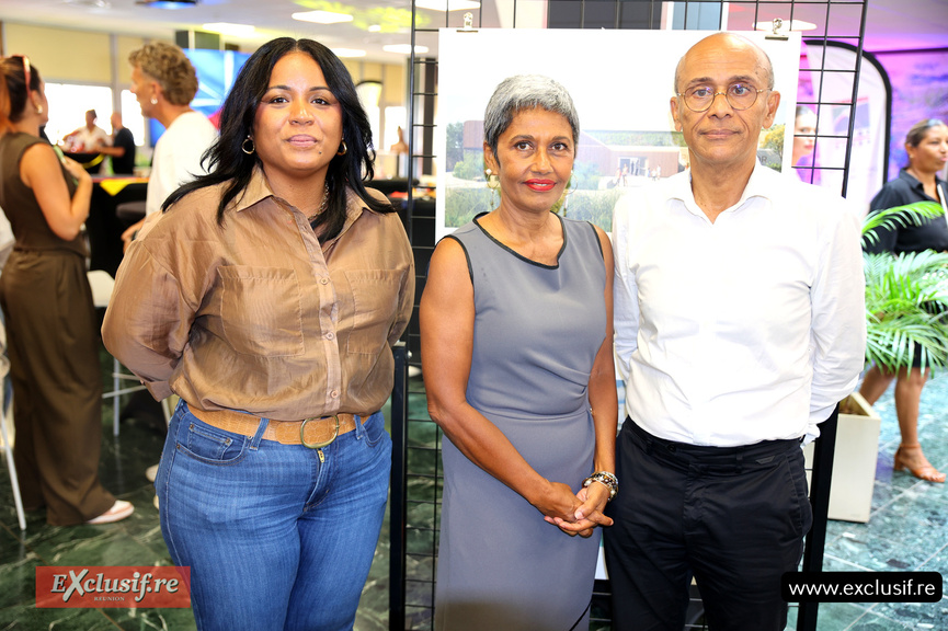 Audrey Bélim, sénatrice, Ericka Bareigts, maire de Saint-Denis, et Philippe Naillet, député