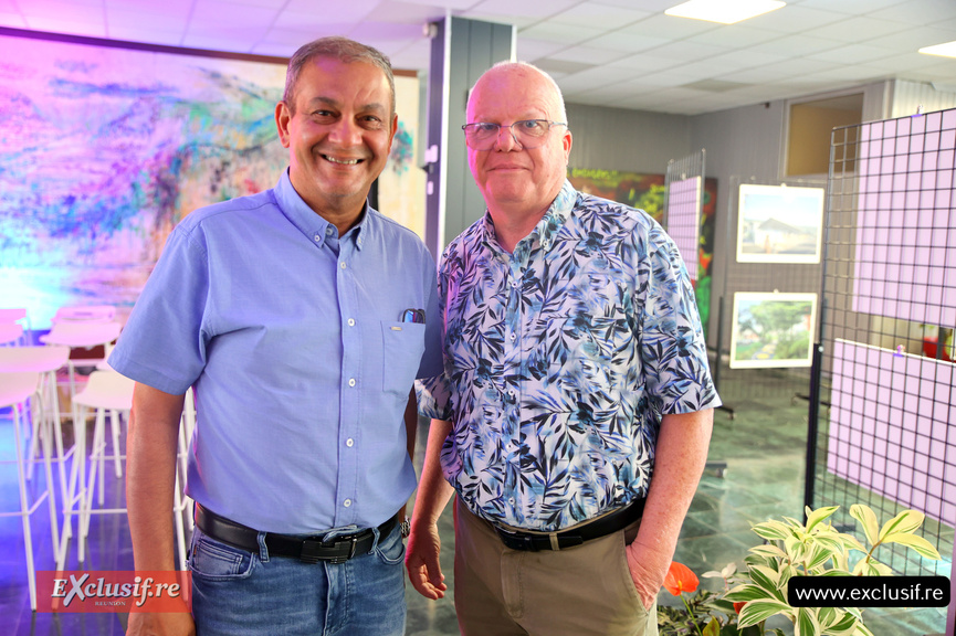 Yassine Mangrolia, et Jean-François Hoarau, adjoints