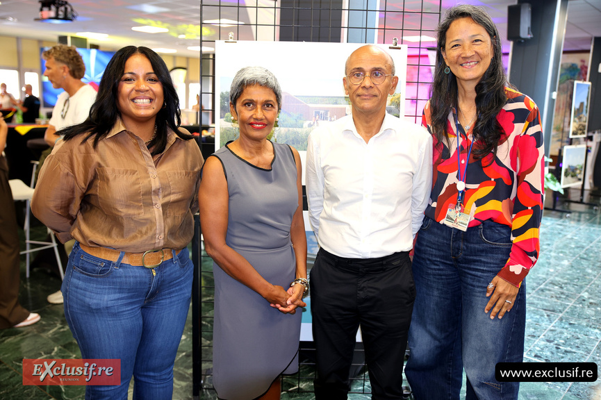 Audrey Bélim, Ericka Bareigts, Philippe Naillet, et Brigitte Adame, 2ème adjointe Audrey Bélim, Ericka Bareigts, Philippe Naillet, et Brigitte Adame, 2ème adjointe