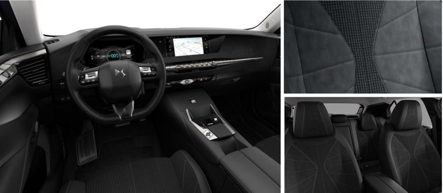 Intérieur Alcantara Noir (photo avec options)