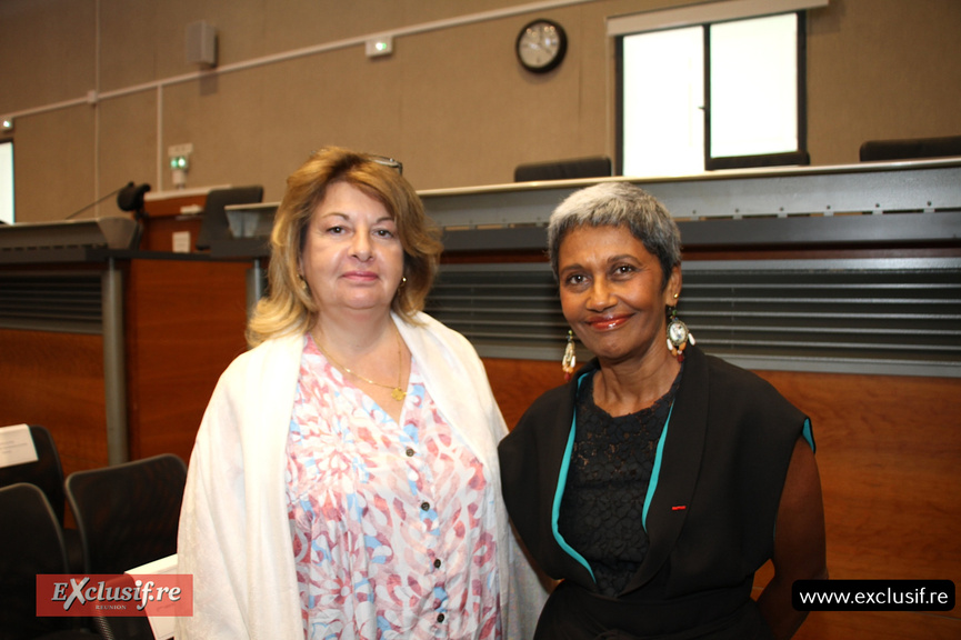 Emmanuelle Wacongne, et Ericka Bareigts, maire de Saint-Denis Emmanuelle Wacongne, et Ericka Bareigts, maire de Saint-Denis