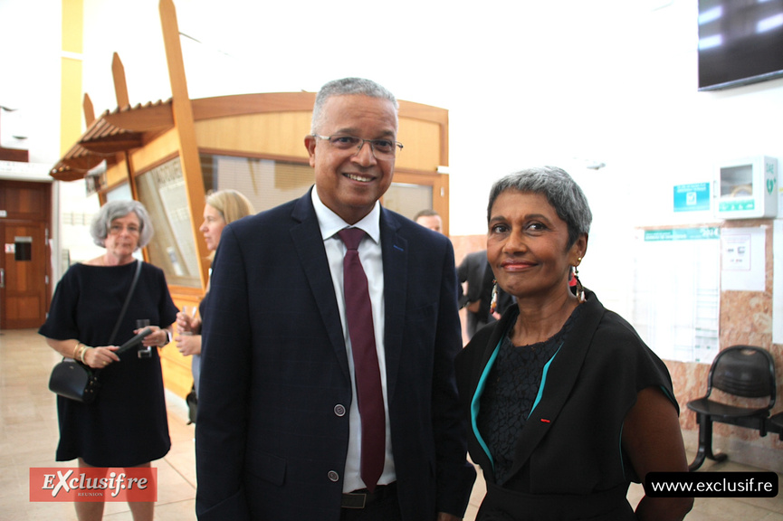 Cyrille Melchior et Ericka Bareigts Cyrille Melchior et Ericka Bareigts