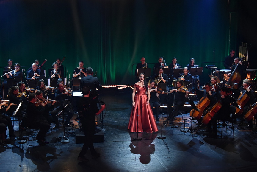 Sur la scène de l'Amphithéâtre de l'Opéra Bastille