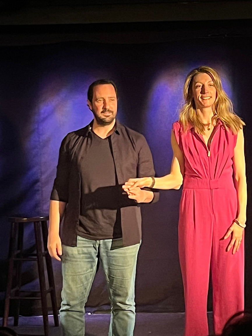 Belel complicité avec le pianiste Jérôme Palmer