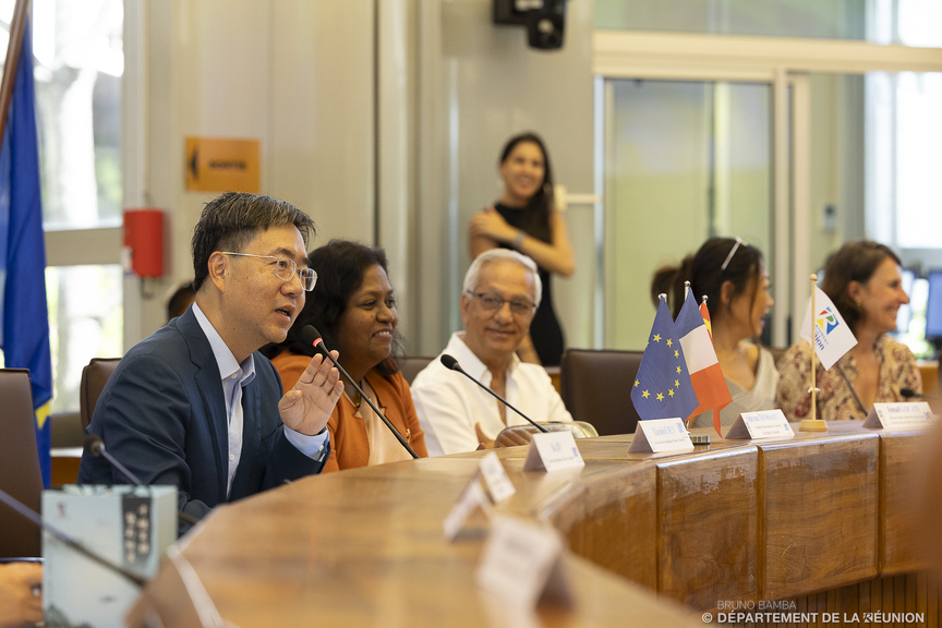 Le Consul général de la République Populaire de Chine à La Réunion, Xiaolei Chen, a souhaité la bienvenue aux jeunes Chinois