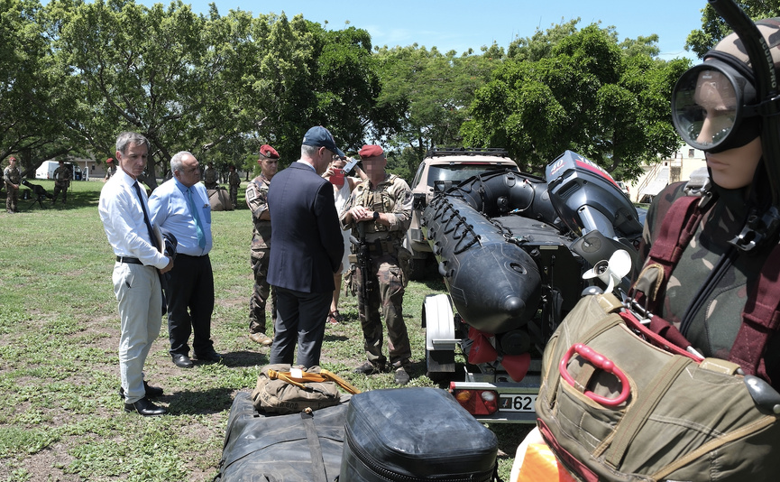 Armée: le 2e RPIMa présente ses capacités opérationnelles aux autorités