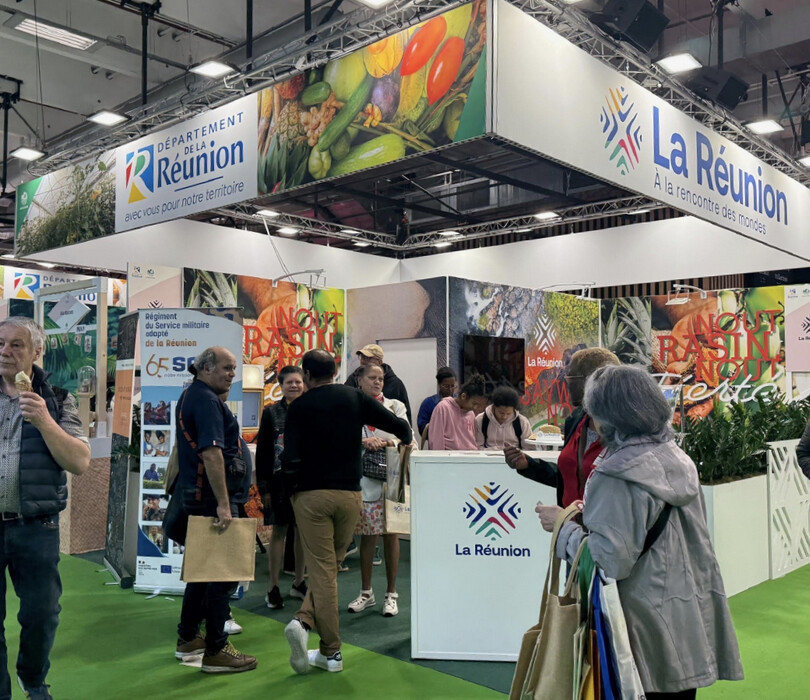 Le Village de La Réunion reçoit beaucoup de visiteurs au Salon International de l'Agriculture de Paris